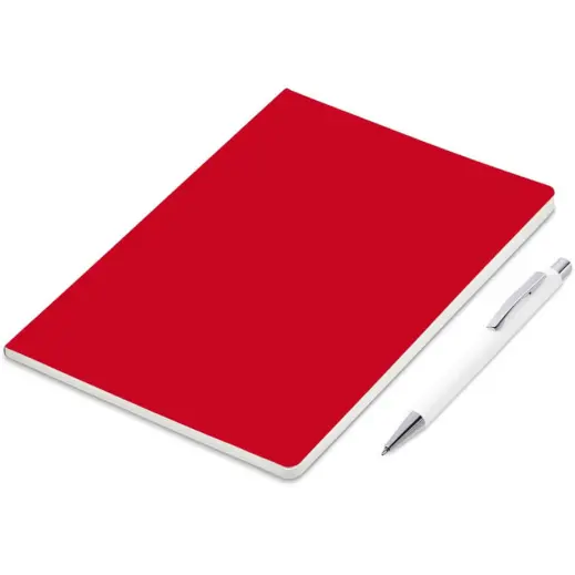 Altitude Mills Notebook & Pen Set Red